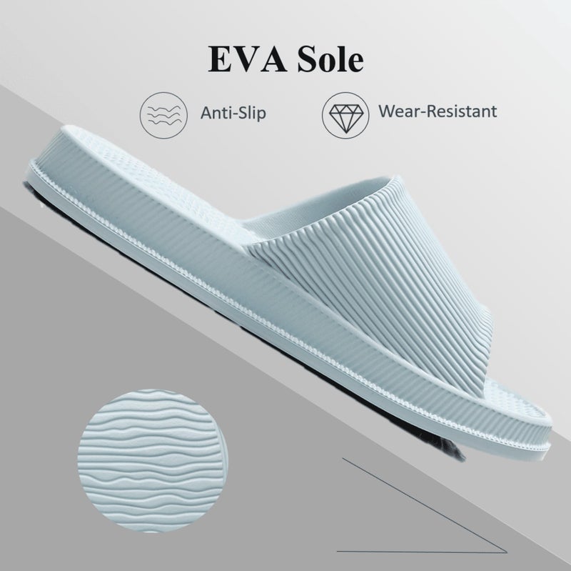 Crazy Lady Cloud Slippers for Women and Men Indoor & Outdoor Pillow Slippers Non Slip Quick Drying Shower Slides Bathroom Sandals Light Weight EVA Platform Environmental Friendly Casual Shoes, - Image 4